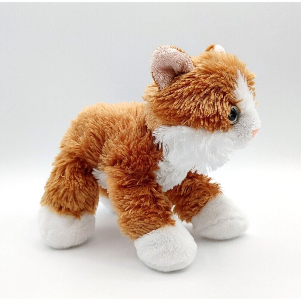 Aurora Orange Cat Plush Kitten 7" Stuffed Animal 2021